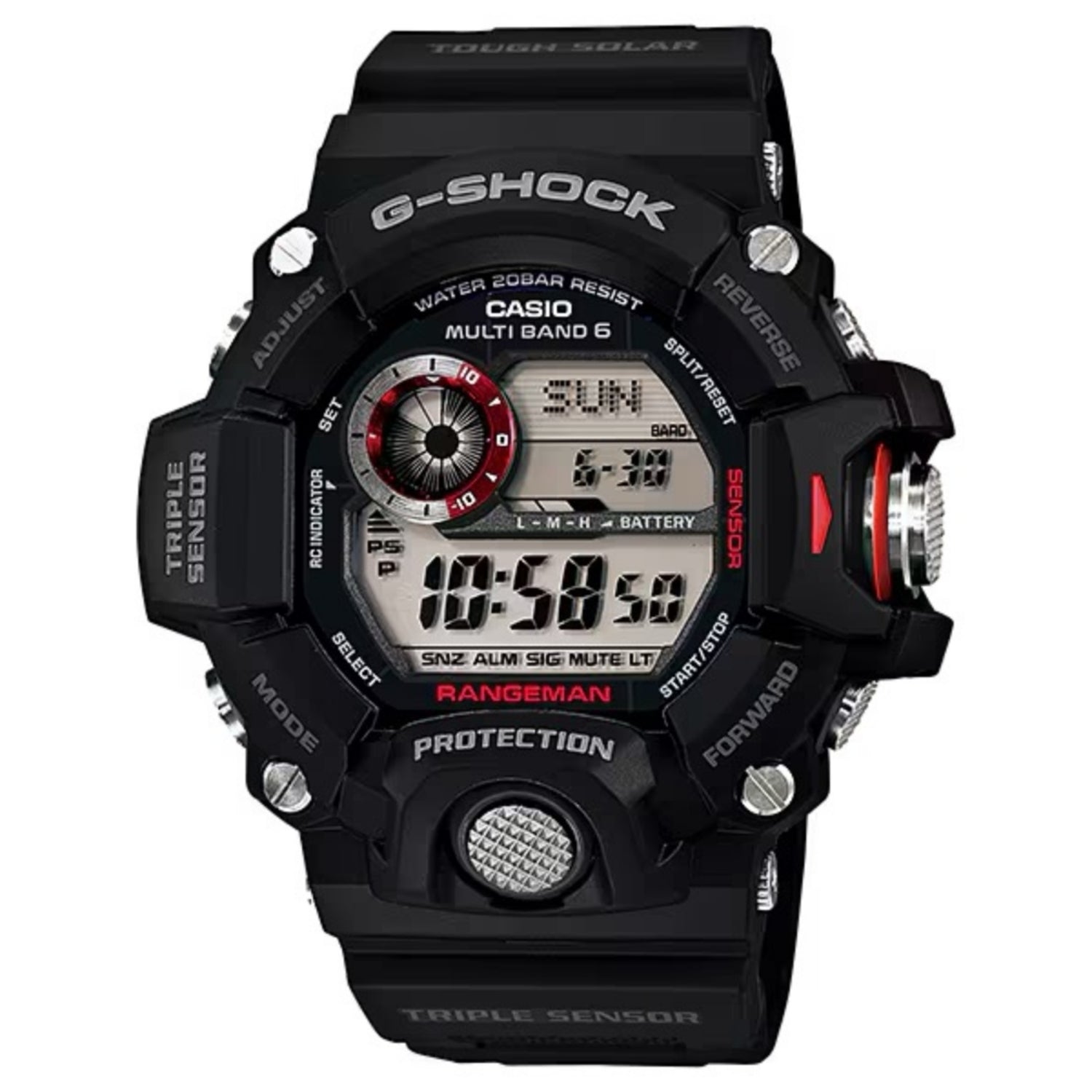Casio G-Shock Rangeman Men Black Digital Watch - GW-9400-1DR