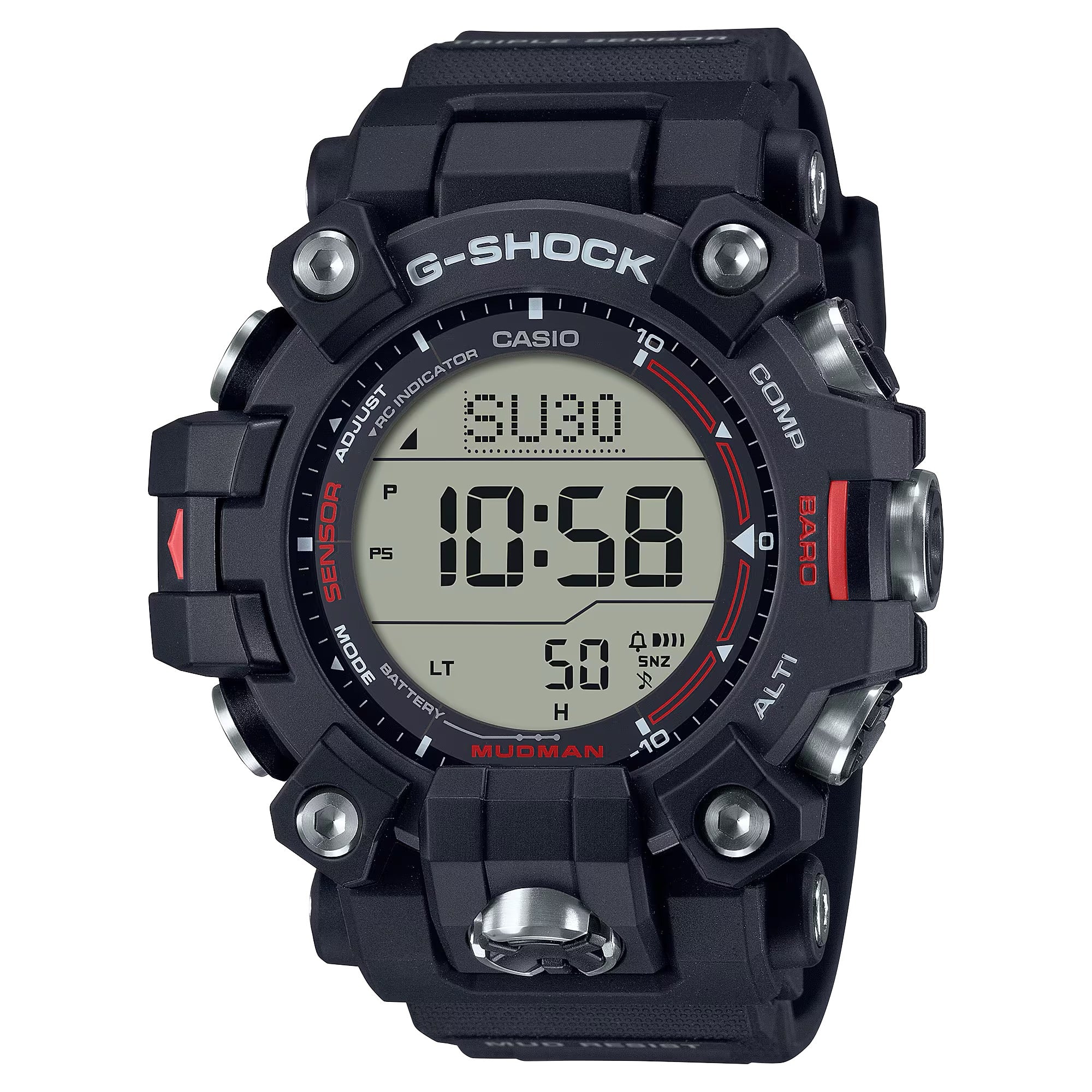 Casio G-Shock Mudman Tough Solar Triple Sensor Men Watch - GW-9500-1DR