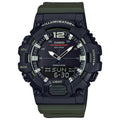 Casio Men Heavy-Duty Analog-Digital Watch with Green Dial - HDC-700-3AV