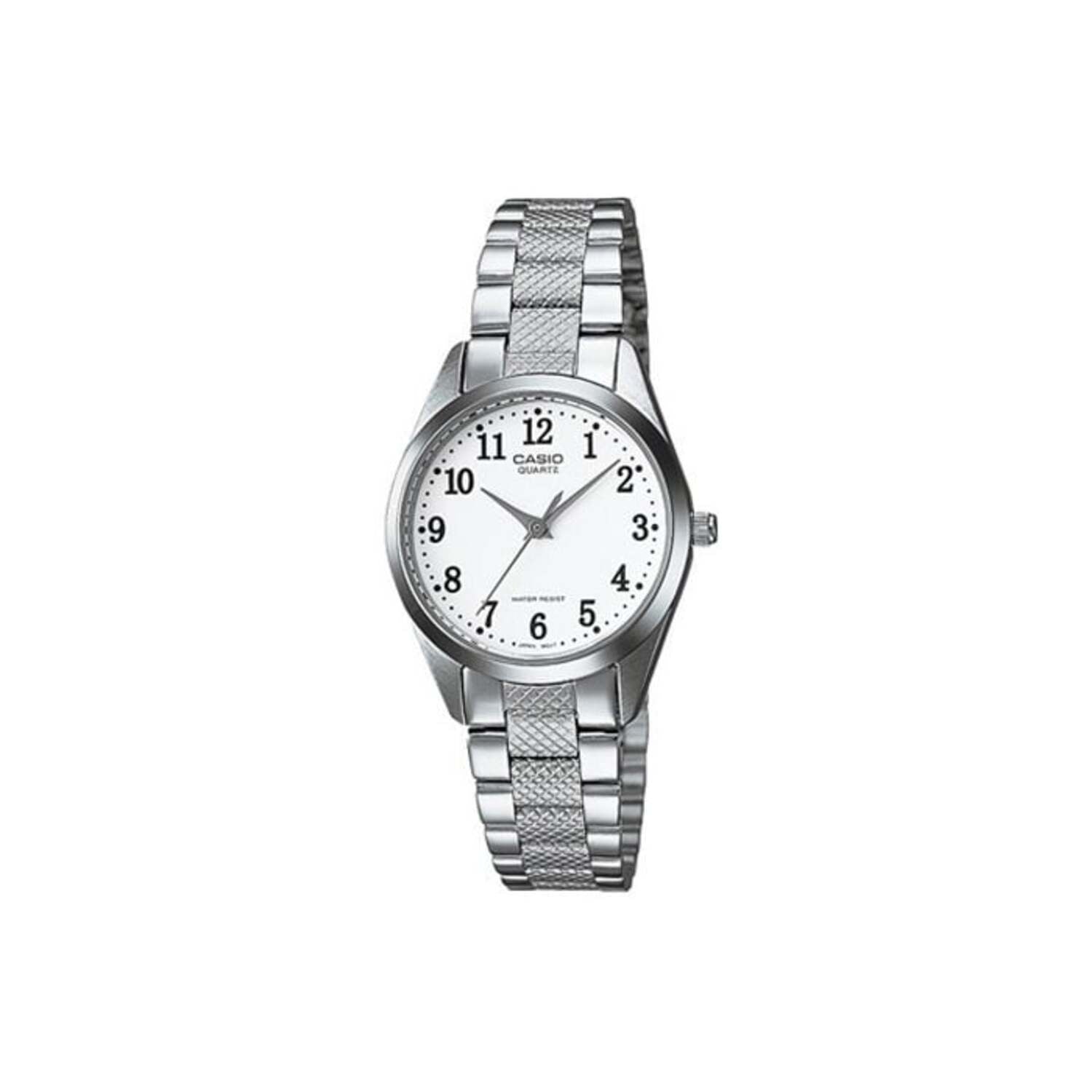 Casio Women Silver Stainless Steel Analog Watch with White Dial - LTP-1274D-7B