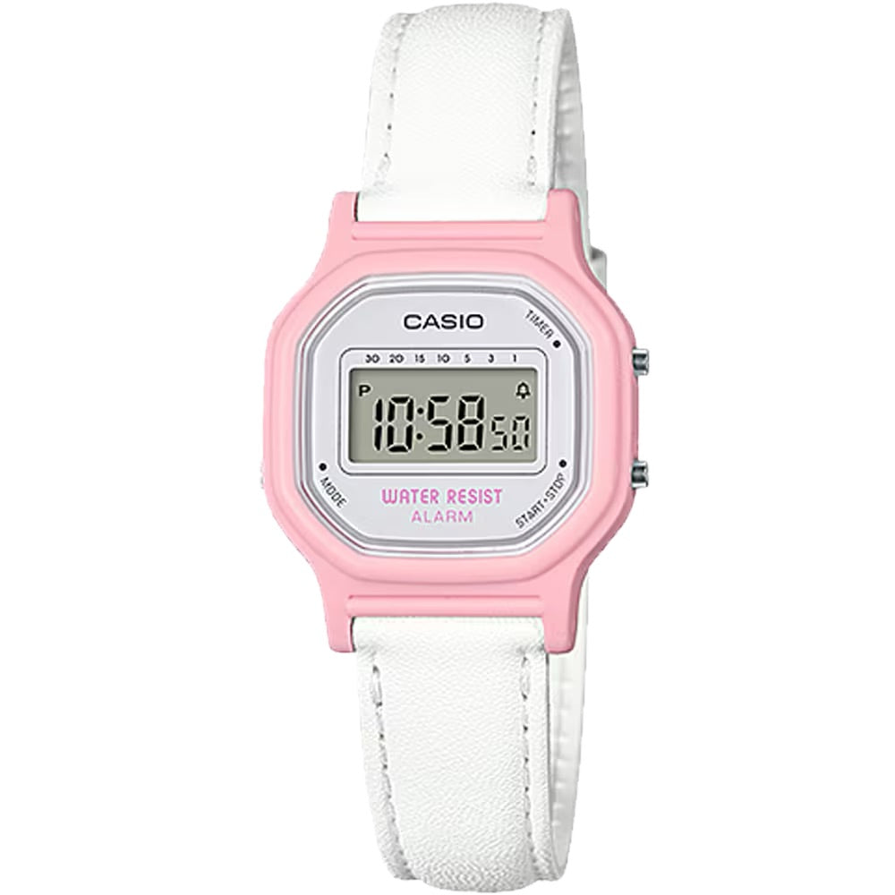 Casio Women Classic Digital Watch with Pink Leather Band - LA-11WL-4A