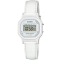 Casio Women Classic Digital Watch with White Leather Band - LA-11WL-7A
