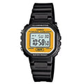 Casio Women Black Digital Watch with Gold Dial - LA-20WH-9ADF