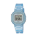 Casio Women Transparent Blue Digital Watch - LA-20WHS-2ACF