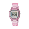 Casio Women Transparent Pink Digital Watch - LA-20WHS-4ACF