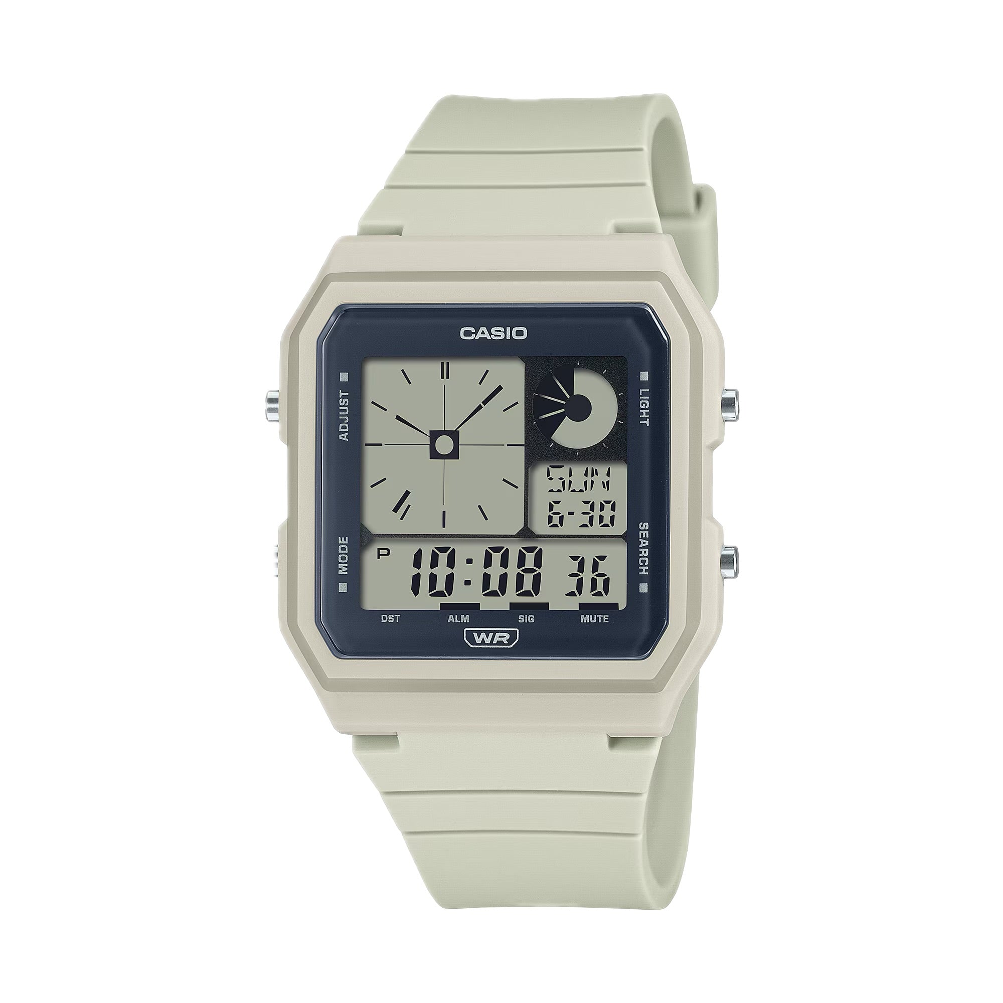 Casio Women Digital Sport Watch with Beige Case - LF-20W-8ACF
