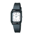 Casio Women Black Analog Watch White Dial - LQ-142-7B
