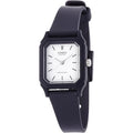 Casio Women Black Analog Watch White Dial - LQ-142-7E