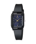 Casio Women Black Watch with Blue Dial - LQ-142E-2A