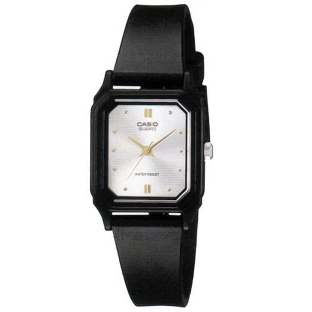 Casio Women Black Analog Watch White Dial - LQ-142E-7A