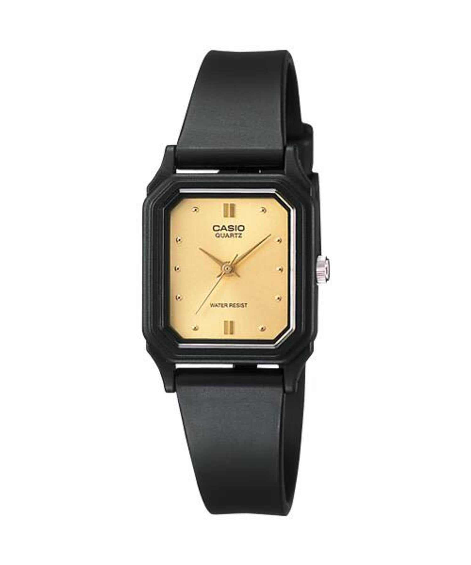 Casio Women Black Watch with Gold Dial - LQ-142E-9A