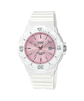 Casio Women Water-Resistant Analog Watch with Rose Gold Accents - LRW-200H-4E3VCF