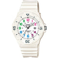 Casio Women White Dive-Style Analog Watch with Multicolor Dial - LRW-200H-7BV