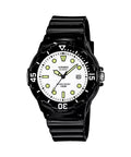 Casio Women Black Watch with White Dial Ð LRW-200H-7E1V