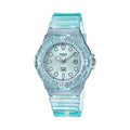 Casio Women Transparent Blue Water-Resistant Watch - LRW-200HS-2EVCF