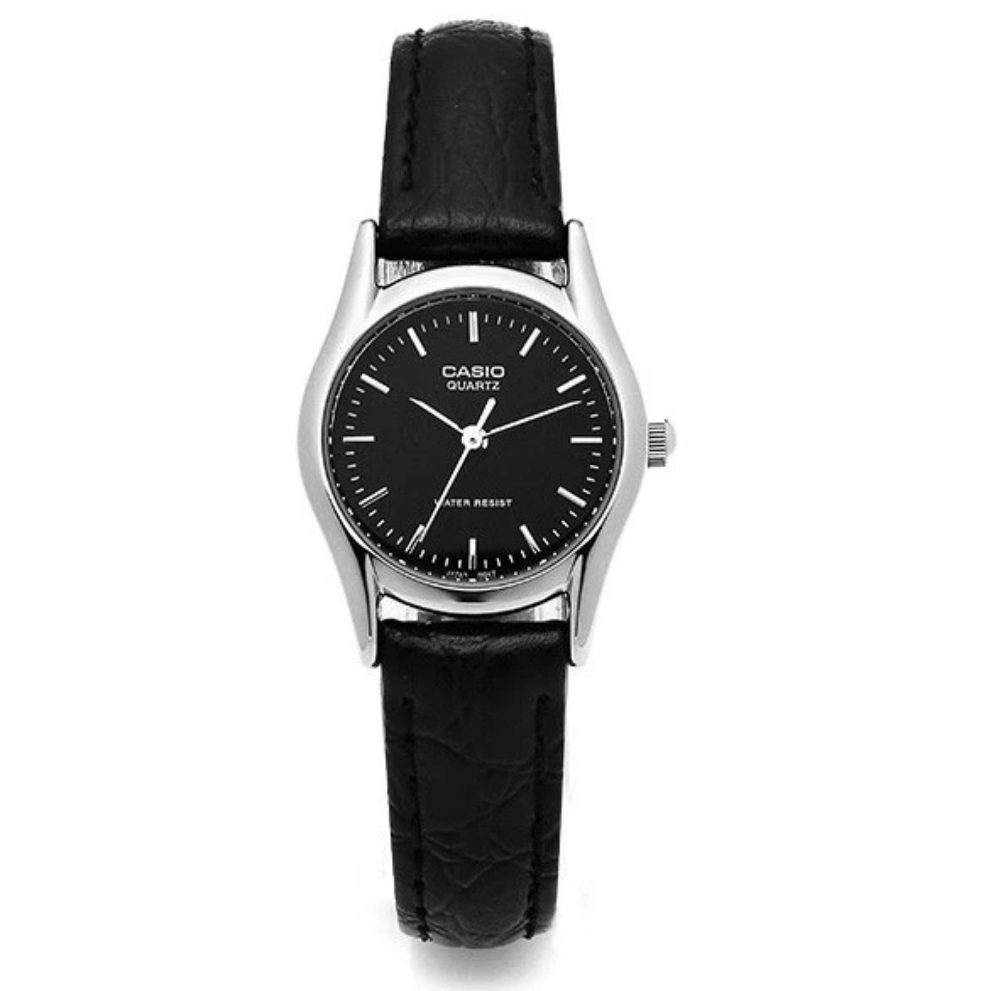 Casio Women Black Analog Watch with Black Dial - LTP-1094E-1ARDF