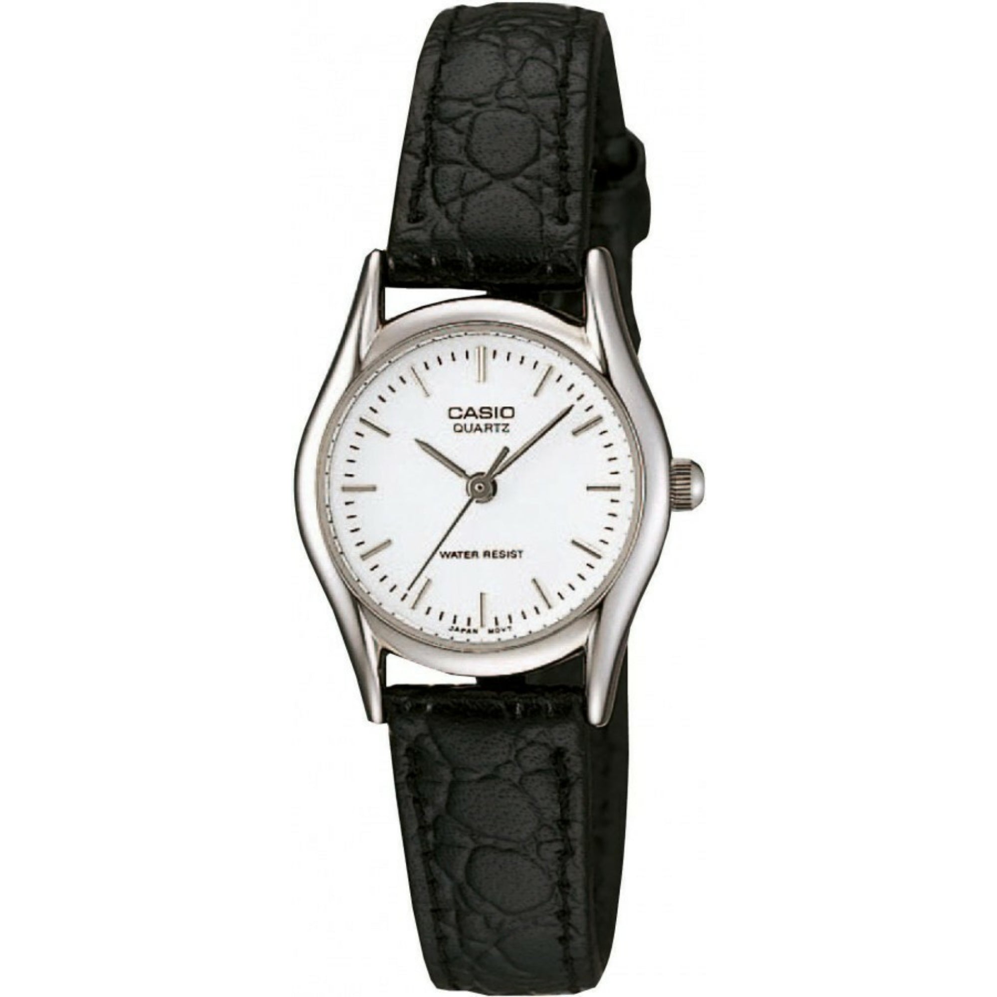 Casio Women Black Analog Watch with White Dial - LTP-1094E-7ARDF