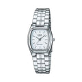 Casio Women White Dial Analog Watch with Stainless Steel Bracelet - LTP-1169D-7A