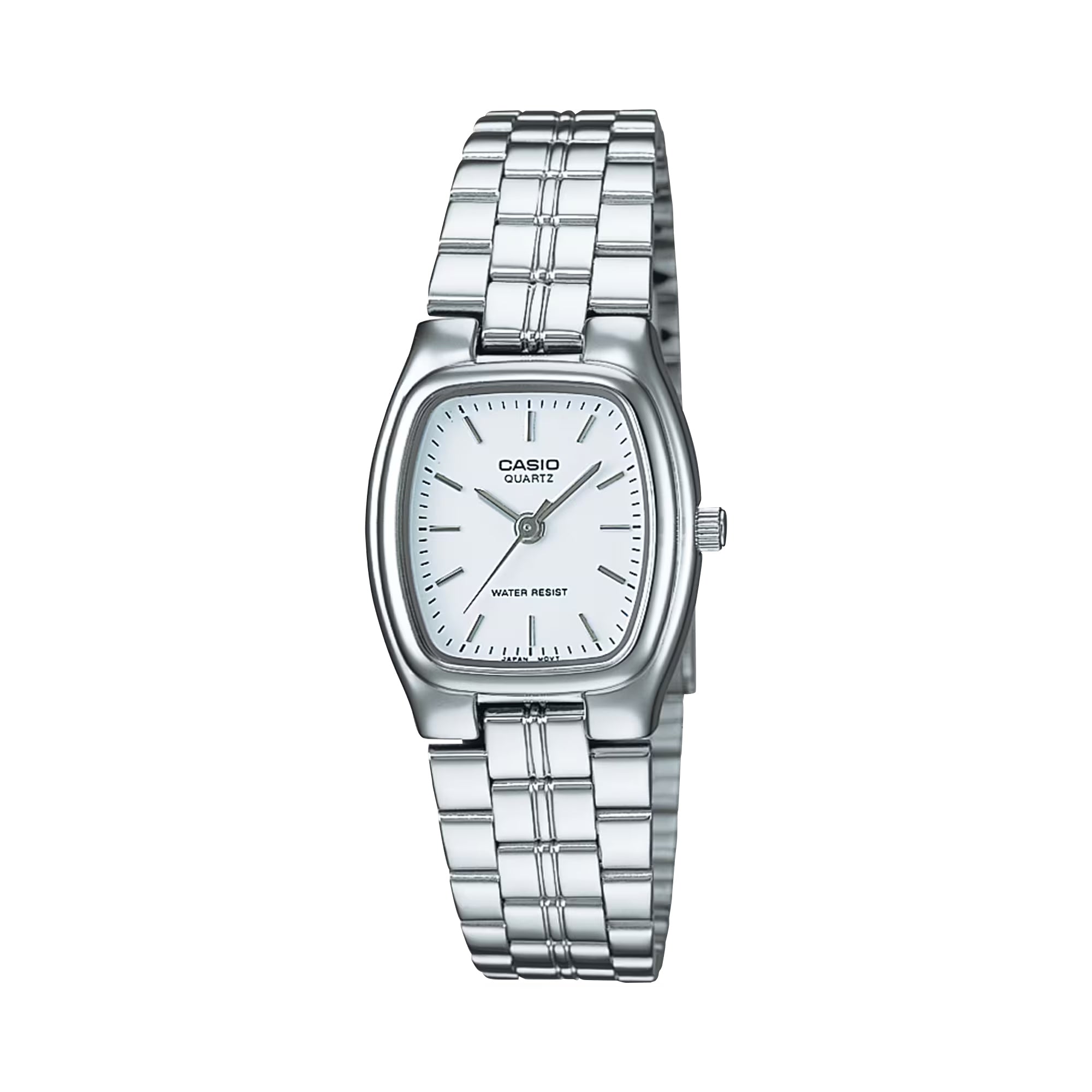 Casio Women White Dial Analog Watch with Stainless Steel Bracelet - LTP-1169D-7A