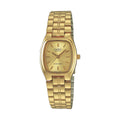 Casio Women Gold-Tone Stainless Steel Watch with Gold Dial - LTP-1169N-9A