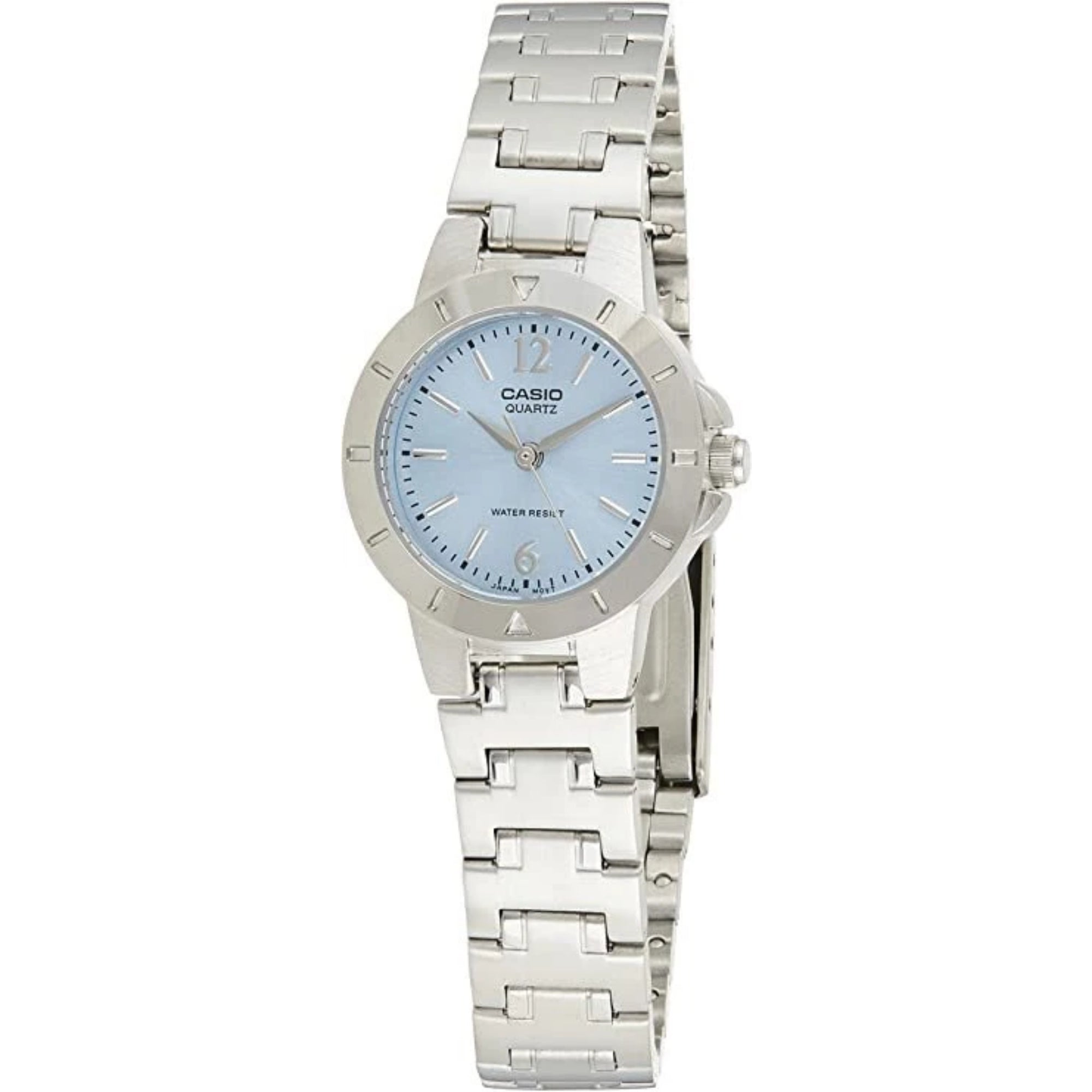 Casio Women Stainless Steel Watch Light Blue Dial - LTP-1177A-2A
