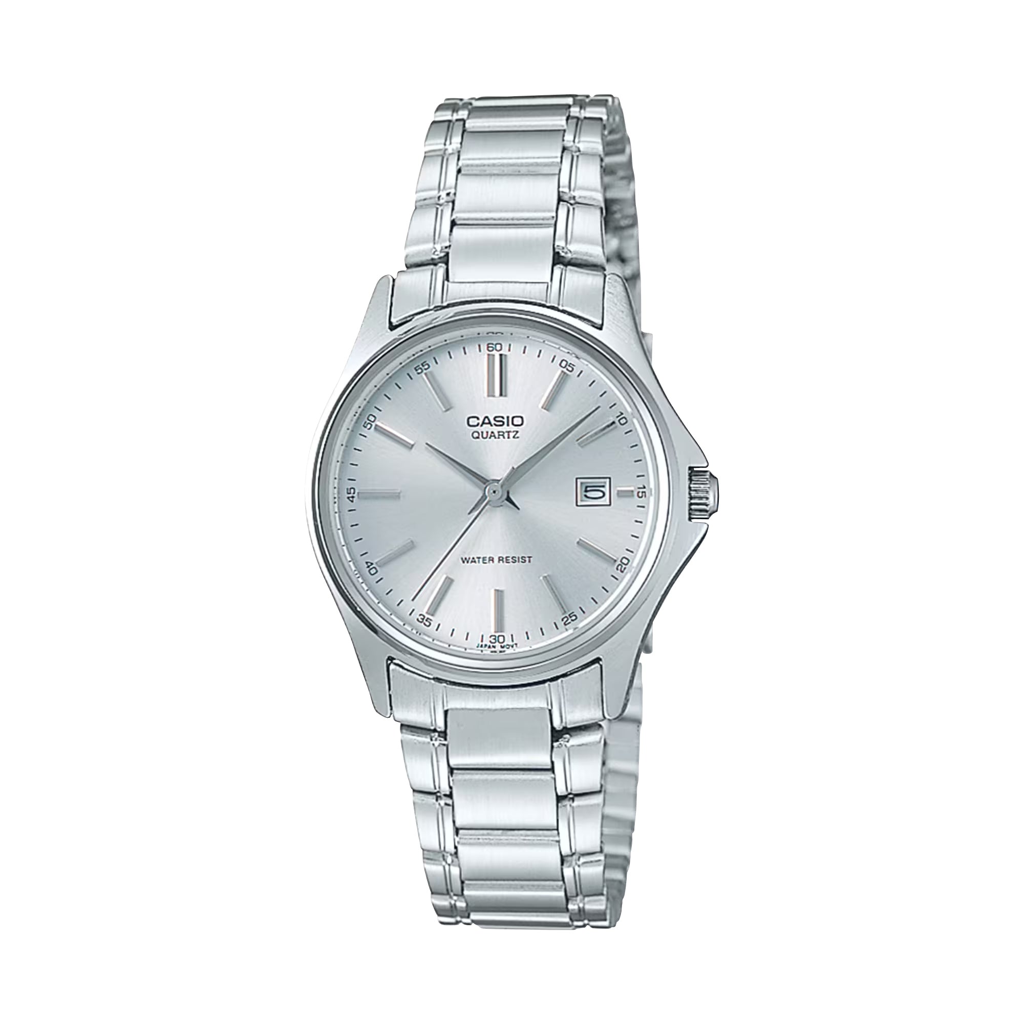 Casio Women Silver Dial Analog Watch with Stainless Steel Bracelet - LTP-1183A-7A