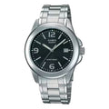 Casio Women Black Dial Stainless Steel Bracelet Watch - LTP-1215A-1A