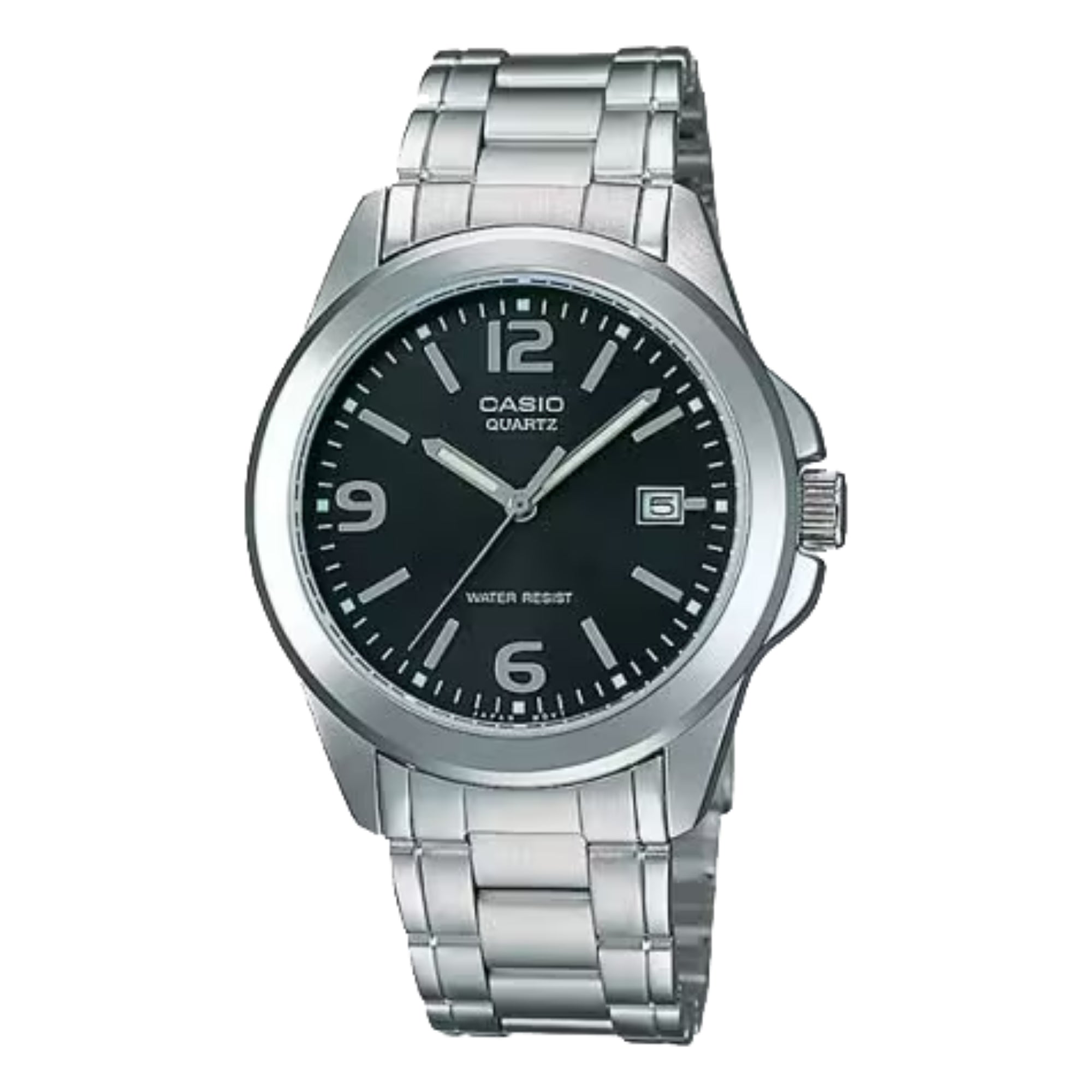 Casio Women Black Dial Stainless Steel Bracelet Watch - LTP-1215A-1A