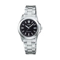 Casio Women Black Dial Stainless Steel Bracelet Watch - LTP-1215A-1A2D