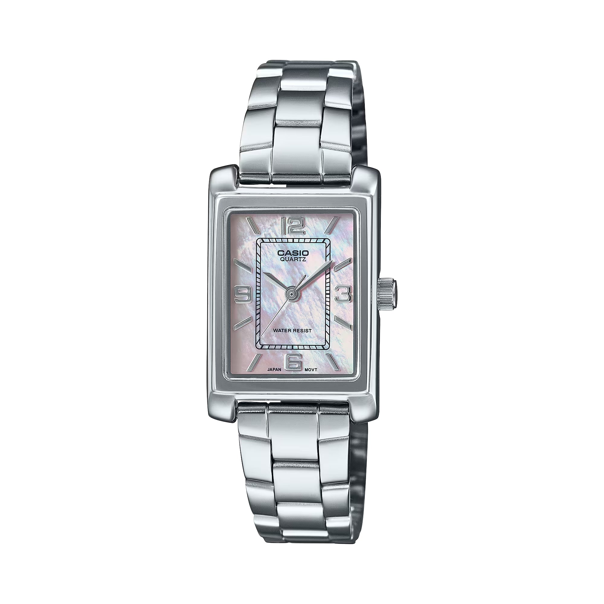 Casio Women Pink Mother of Pearl Dial Bracelet Watch- LTP-1234DS-4ADF