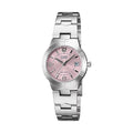 Casio Women Pink Dial Analog Watch with Stainless Steel Bracelet - LTP-1241D-4A