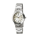 Casio Women Champagne Dial Analog Watch with Stainless Steel Bracelet - LTP-1241D-7A2D