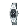 Casio Women Black Dial Stainless Steel Watch - LTP-1254D-1A