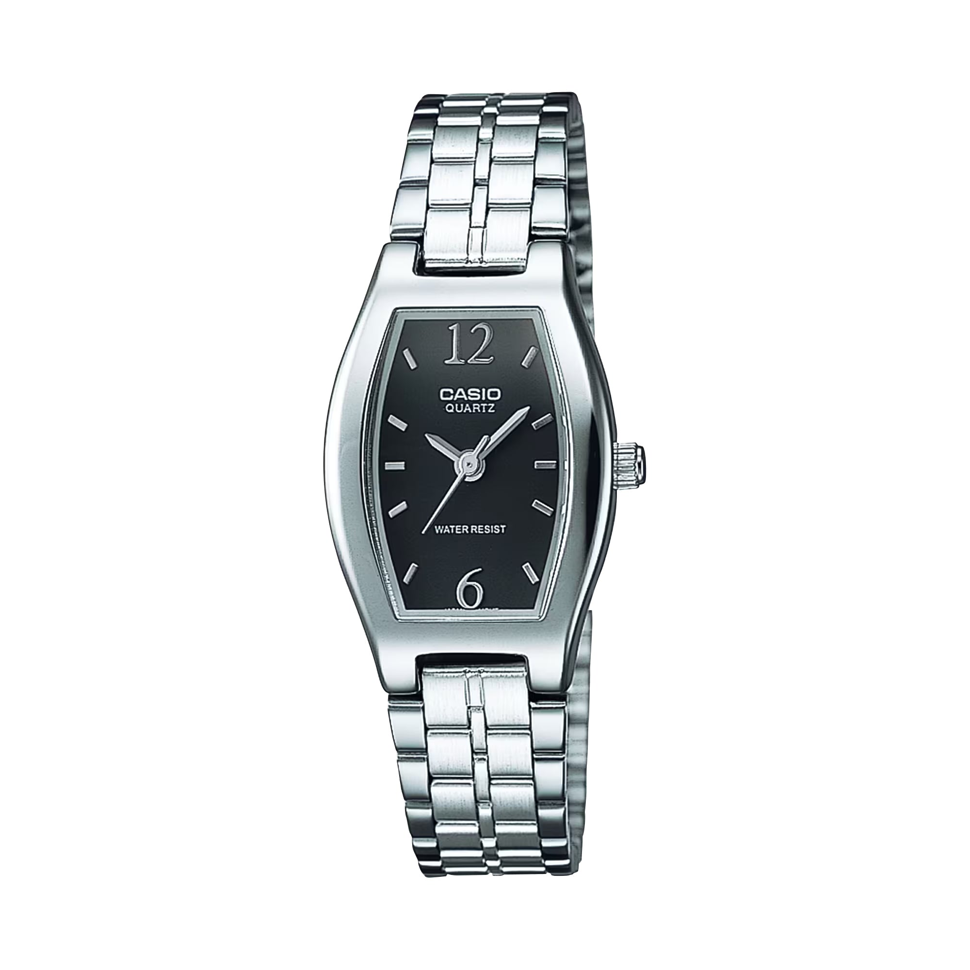 Casio Women Black Dial Stainless Steel Watch - LTP-1254D-1A