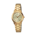 Casio Women Gold Tone Stainless Steel Analog Watch with Champagne Dial - LTP-1275G-9A