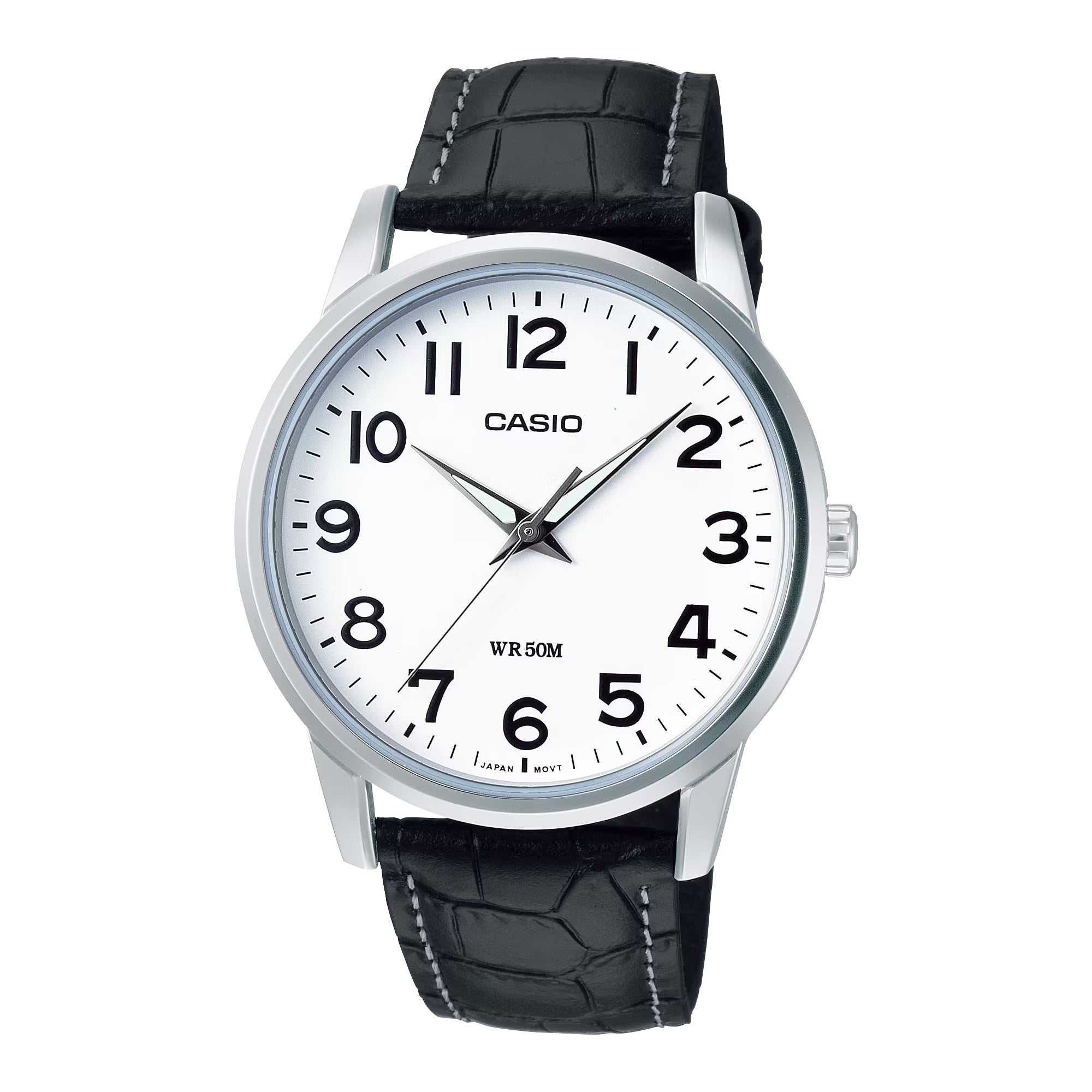 Casio Women Leather Band Analog Watch White Dial - LTP-1303L-7BV
