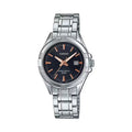 Casio Women Analog Black Dial Stainless Steel Bracelet Watch - LTP-1308D-1A2V