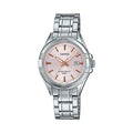 Casio Women Pink Dial Analog Watch Stainless Steel Bracelet - LTP-1308D-4AV