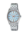 Casio Women Ice-Blue Dial Stainless Steel Bracelet Watch - LTP-1335D-2AVDF