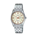 Casio Women Beige Dial Stainless Steel Bracelet Watch - LTP-1335D-9AV