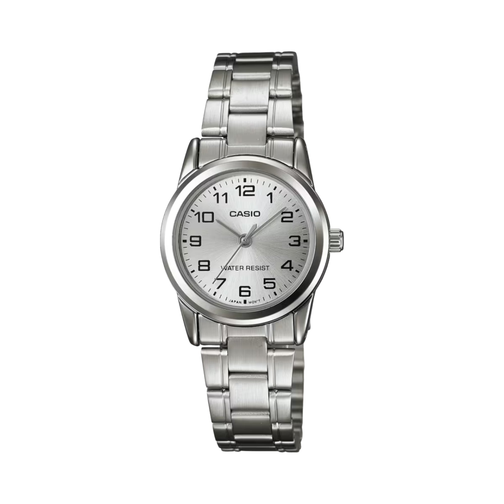 Casio Women Silver Analog Watch with Silver Dial - LTP-V001D-7B