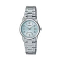 Casio Women Light Blue Dial Stainless Steel Analog Watch - LTP-V002D-2BUDF