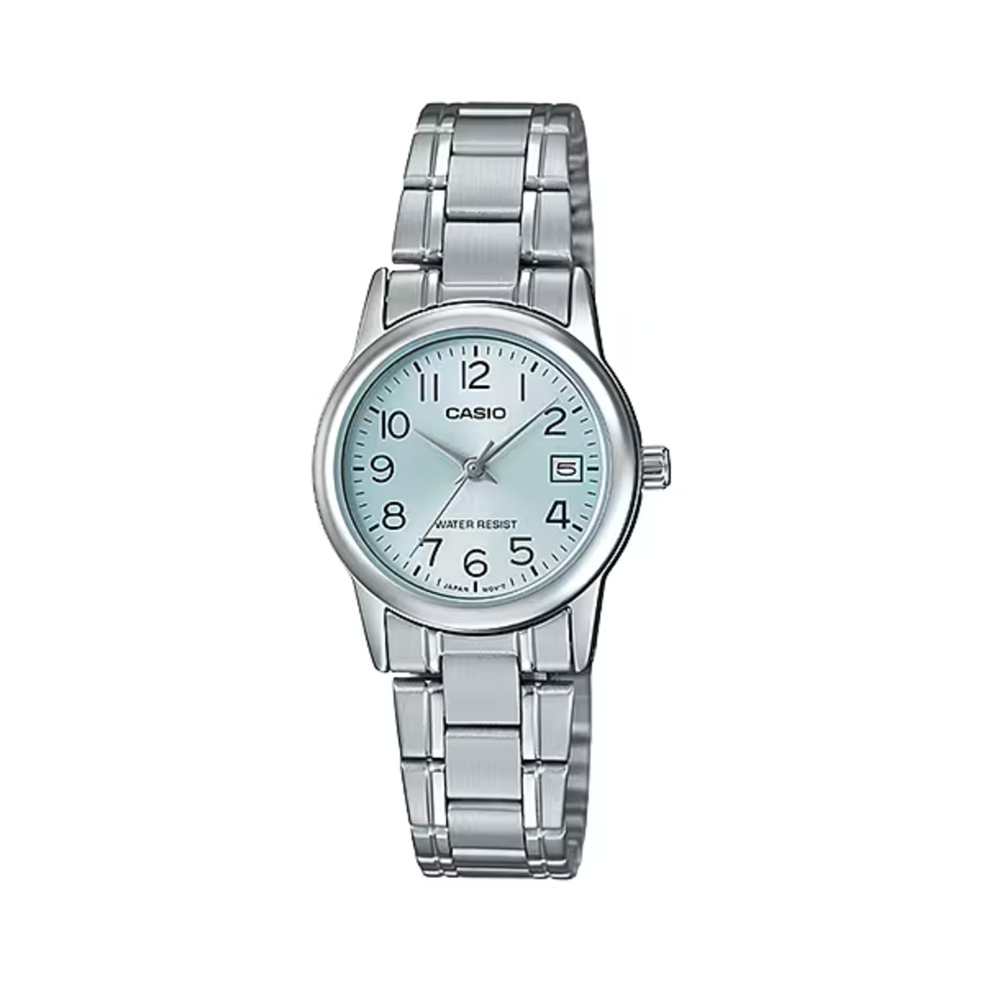 Casio Women Light Blue Dial Stainless Steel Analog Watch - LTP-V002D-2BUDF