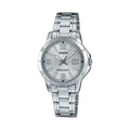 Casio Women Silver Dial Stainless Steel Analog Watch - LTP-V004D-7B2UDF