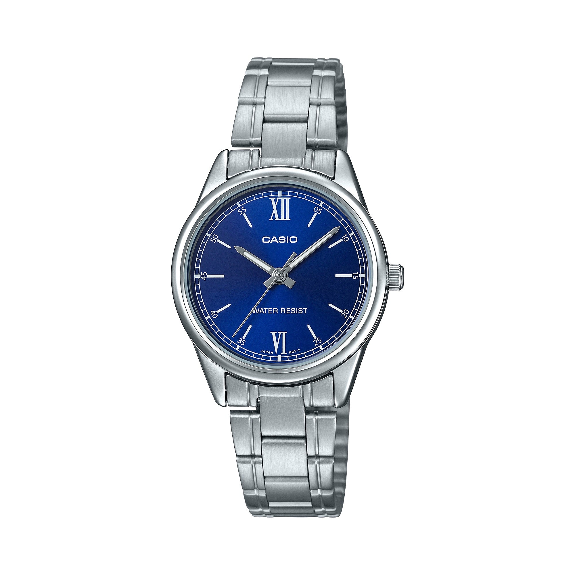 Casio Women Blue Dial Stainless Steel Bracelet Watch - CasioÊLTP_V005D_2B2UDF
