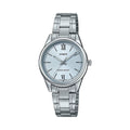 Casio Women Silver Analog Watch with Blue Dial - LTP-V005D-2B3UDF