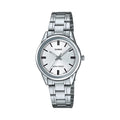 Casio Women Silver Dial Analog Watch with Stainless Steel Bracelet - LTP-V005D-7AUDF