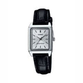 Casio Women Black Analog Watch with White Dial - LTP-V007L-7E1UDF