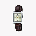 Casio Women Brown Analog Watch with Ivory Dial - LTP-V007L-9EUDF