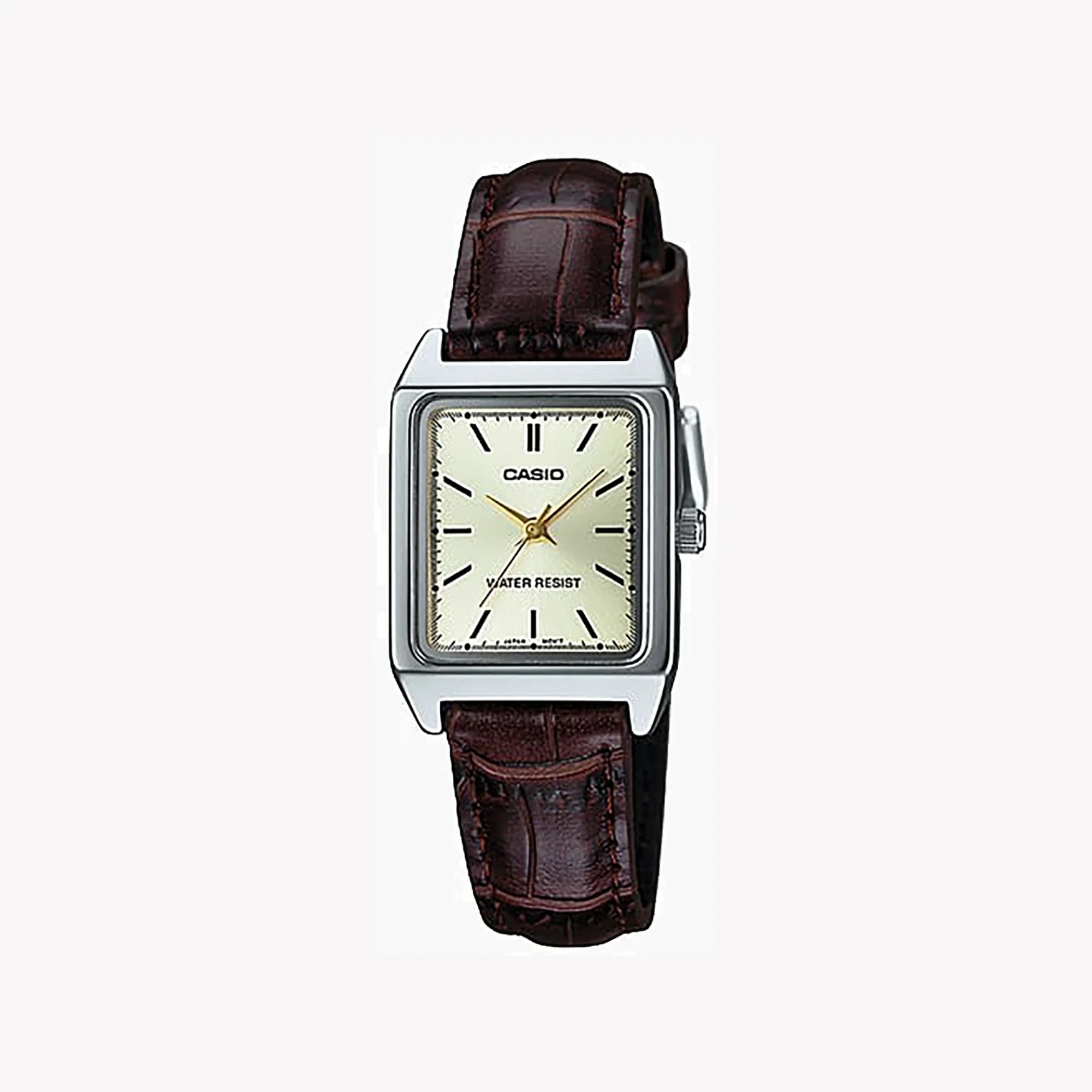 Casio Women Brown Analog Watch with Ivory Dial - LTP-V007L-9EUDF